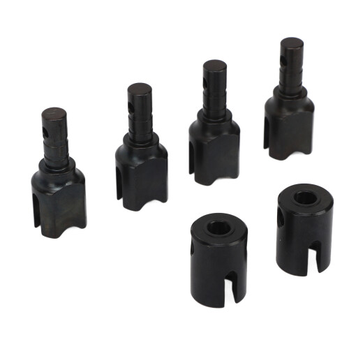 4 Stück Stahl RC-Diff-Outdrive-Cup 1/7 1/8 Schwarz