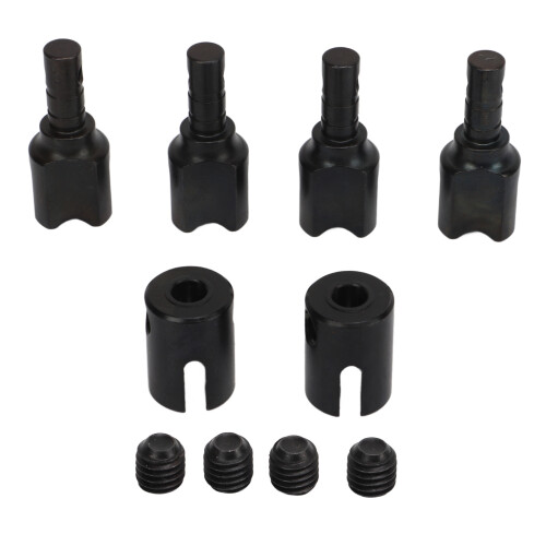 4 Stück Stahl RC-Diff-Outdrive-Cup 1/7 1/8 Schwarz 1