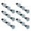 6pcs Elegant Hair Clip Including Five Petal Flower Pattern-SS2 1