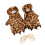 Stylish Animal Print Winter Gloves Soft Warm-light leopard 1