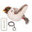 Selfteasing Chirping Bird Toy for Boredom Cats Remote Control 1