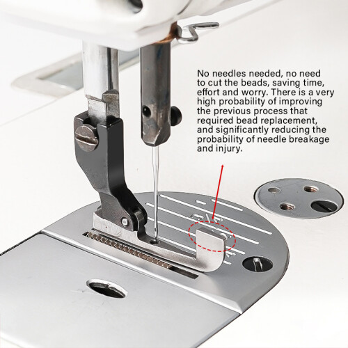 Efficient Beading Presser Foot Boosts Sewing Speed Prevents 1