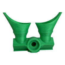 Compact Portable Eye Rinse Tool Two Sprays Heads-Green
