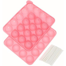 20 Cavity Silicone Cake Pop Mold Set