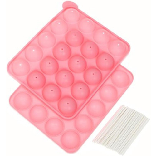 20 Cavity Silicone Cake Pop Mold Set