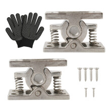 Heavy Duty Spring Loaded Door Latches 2-Stainless steel mode