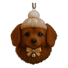 Handmade Plush Pet Charm Easy Storage and Gifting-dachshund