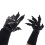 Playful Cats Paws Design Gloves Comfort Punk Studs Multi-Black 1