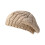 Solid Color Slouch Hat with Cable Knit Design Soft Warm-Beige 1