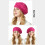 Oversized Knit Beret Cap with Cable Knit Winter-Coffee Color 7