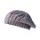 Knit Beret Cap with Cable Pattern Acrylic Fibre-Light Gray 1