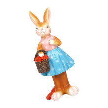 Easter Bunnies Figurines Resin Rabbit Statues Modern Art-b