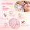 Premium Silicone Makeup Palette for Effortless Color-Pink 2