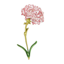 Fashionable Alloy Flower Brooch Suitable For Office-Pink 1440