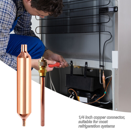Brass Refrigerator Filter Dryer Set  Fridge Air Conditioner 1
