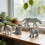 Leoparden-Figur, PVC-Tiermodell, Actionfigur,-Walkingsnowleopard 5