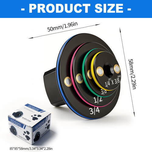 Steckschlüsseladapter mit hohem Drehmoment für sicheren 2