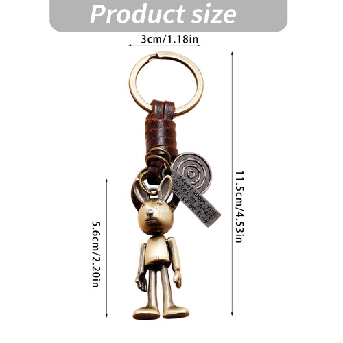 Elegant Rabbit Designs Keychain Accessory Perfect For 2