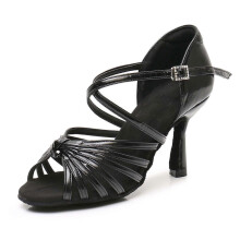(Black 8 Cm, S:41) Tanzschuhe für Erwachsene mit hohem Absatz, weiche Sohle, rutschfeste Tanzschuhe für Gesellschaftstänze und Tanzübungen