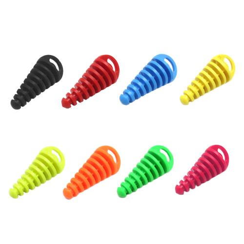 Universal Rubber Exhaust Plug for Motorcycle ATV-Yellow 1
