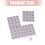 9PCS Wooden Floor Tile Model Figure for Creative Craft-D 3