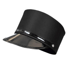Lightweight Instrumental Hat for Parades Performances and-Black
