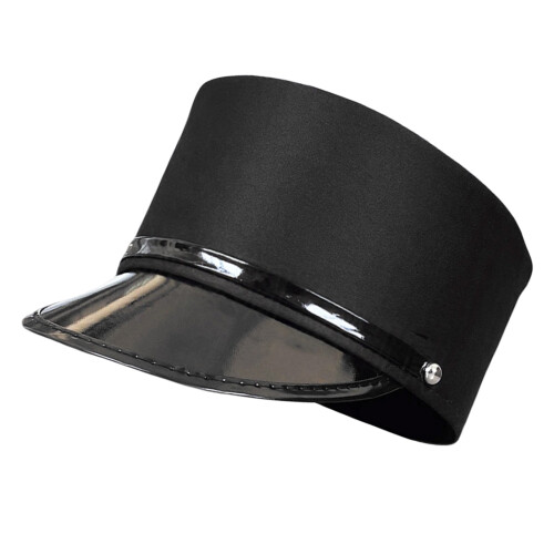 Lightweight Instrumental Hat for Parades Performances and-Black