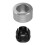 Aluminum 17mm Ball Head Nut And ABS Threaded Screw Base-Silver 1