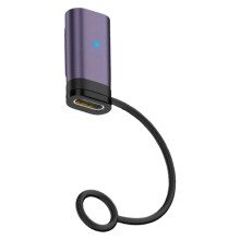 Metal Charging Dock Connector For Fitness Trackers-gray purpl