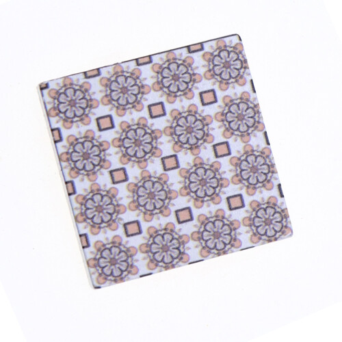 9PCS Wooden Floor Tile Model Figure for Creative Craft-D