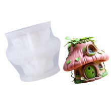 Flexible Garden Flowerpot Silicone Molds Suitable for Resin
