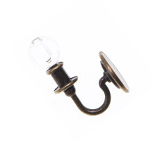 Realistic Miniature Wall Light For 1/12 Doll House Clear-bronze