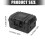 Shockproof Instrument Box Storage Case With Removable-Armygreen 4