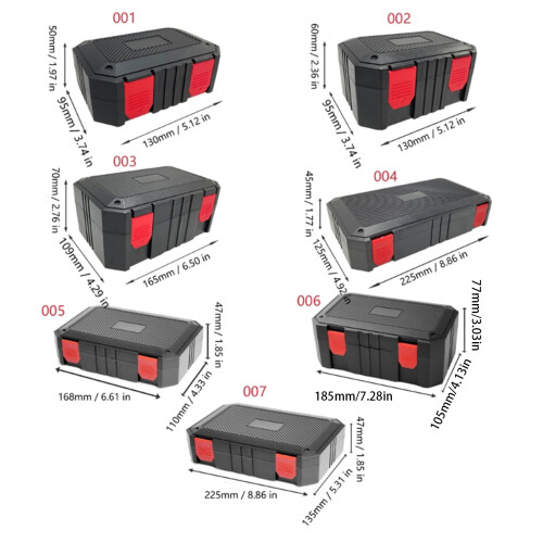 Lightweight Tool Case with Enhanced Abrasion Resistance-DHF004 1