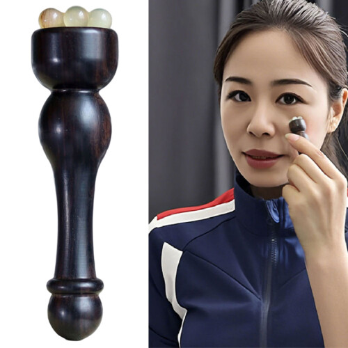 Ergonomic Sandalwoods Massage Device for Facials Comfortable-1 2