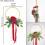Elegant Polyester Plastic Rose Garland Wedding Party-Coffee 3