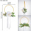 Elegant Polyester Plastic Rose Garland Wedding Party-Coffee 5