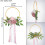 Elegant Polyester Plastic Rose Garland Wedding Party-Coffee 7