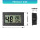 LCD digitale thermograaf hygrometer ingebedde temperatuur-Zwart 4
