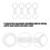 Silicone Snorkel Mask Strap Keeper Snorkel Mask Strap-1PC 6