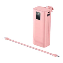 Portable Battery Chargers Case Offering PD22.5W Rapidly-pink