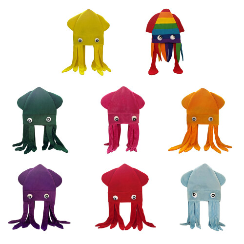 Comfortable Cuttlefish Cap Soft Cloth Easy To Clean-Yellow 1