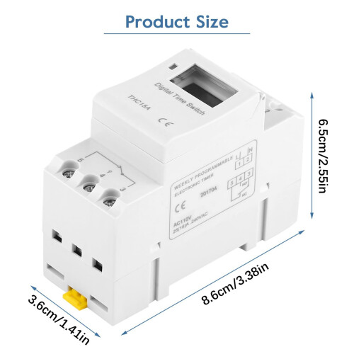 Electronic Weekly 7 Day Programmable Digital Time Relays-220V 2