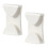 Easy to Install Ski Goggles Clip for Setups on Helmets-White 1