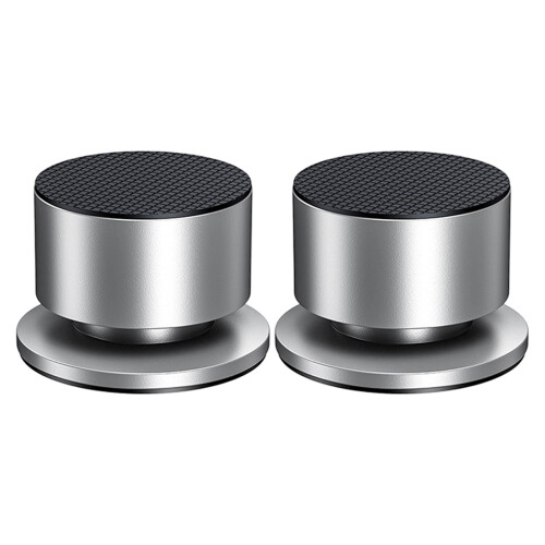 Reversible AntiSlip Coppers Base Speaker Isolation Feet-Silver