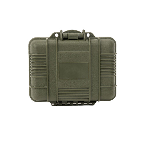 Dustproof Hard Plastic Tool Box Container Organizer-Armygreen