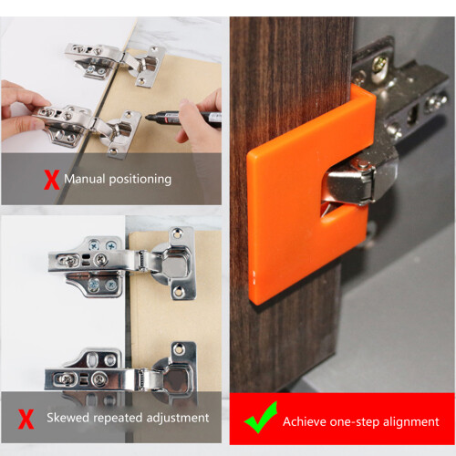 Pack of 2/4/6/10 Cabinet Hinge Install Aid Produced for-2pcs 1