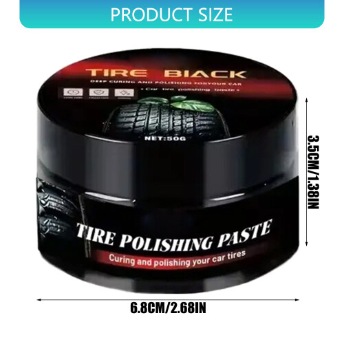 Car Wheel Cleaner Paste Tire Stain Remover Rust Removal Fast 2