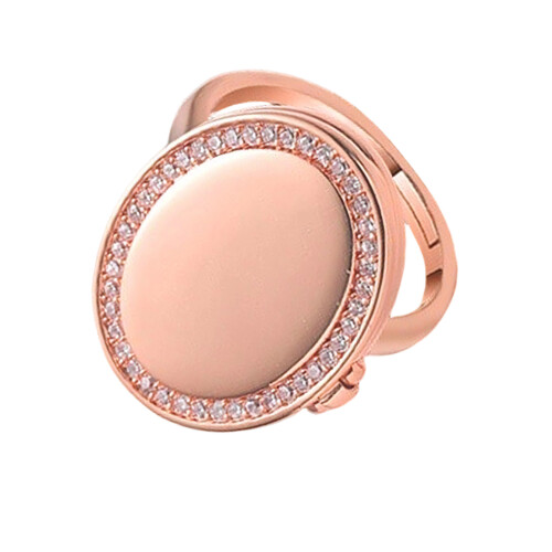 Ergonomische verstelbare opening vingerring-rosé goud