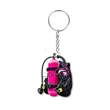 Duikthema Acryl sleutelhangerhanger, perfect voor kerst--Stijl1